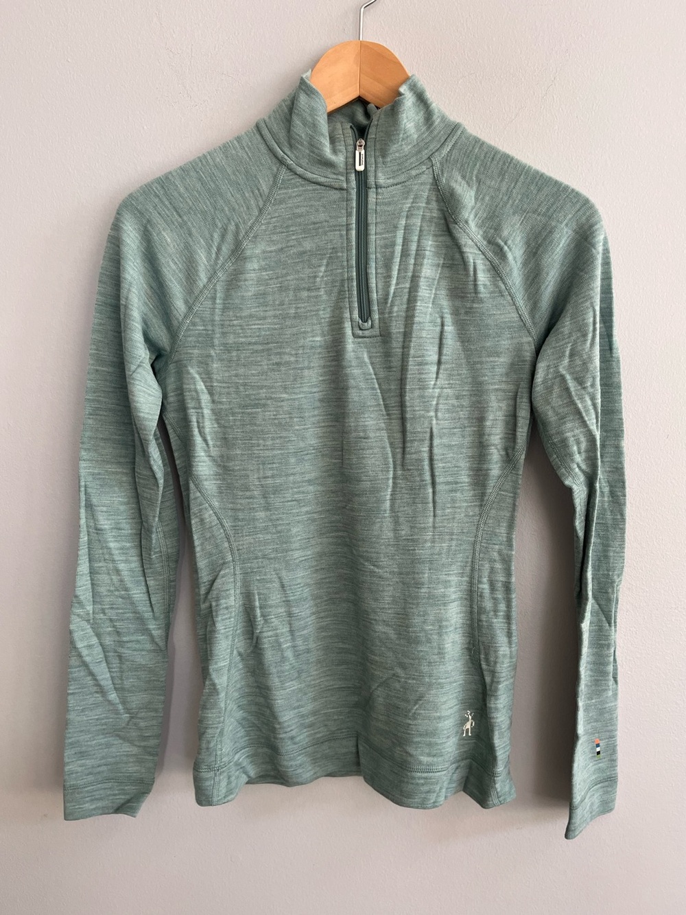 Smartwool Women's Classic Thermal Merino Base Layer 1/4 Zip Size Small Gorpcore